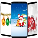 4k christmas wallpapers android application logo